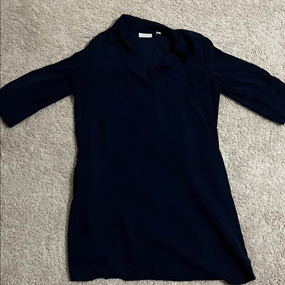 New York & Company Classic Navy Dress